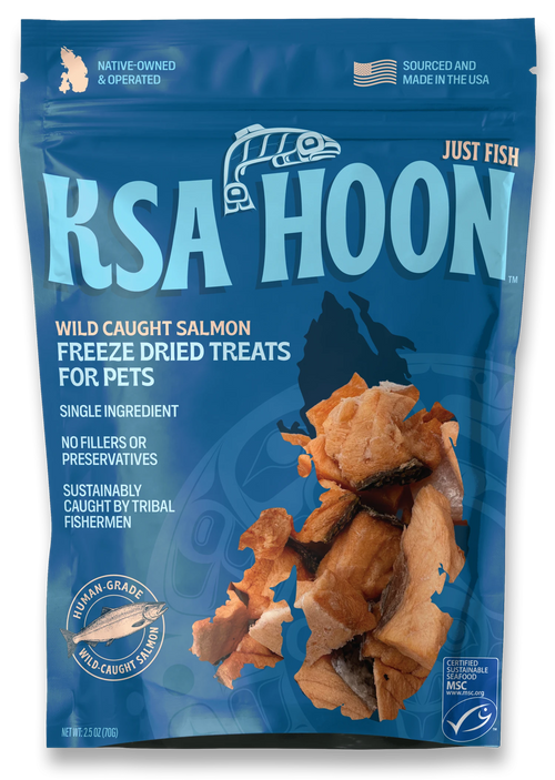 Ksa Hoon Pet Treats - 100% Wild Salmon, Freeze Dried